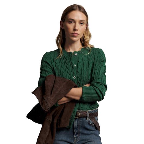 R.M. Williams Seaforth Cable Knit Cardigan